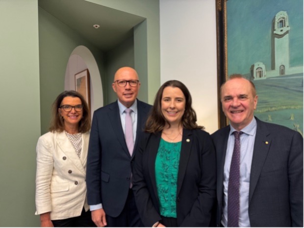 Anne Ruston, Peter Dutton, Dr Danielle McMullen, A/Prof Julian Rait