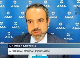 AMA President Dr Omar Khorshid Senate hearing COVID-19