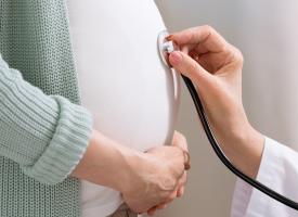 pregnant mother getting checkup