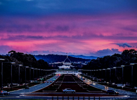 Canberra at night