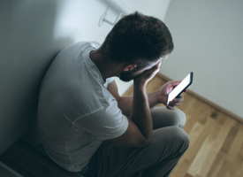 Man on phone
