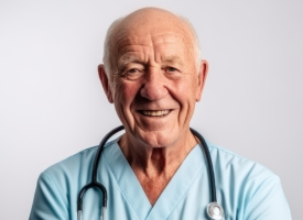 older doctor