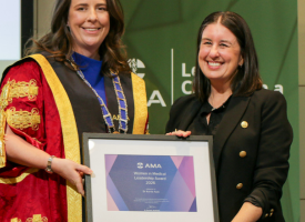 Dr Danielle McMullen and Dr Kerrie Aust AMA26