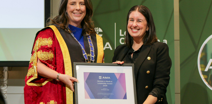 Dr Danielle McMullen and Dr Kerrie Aust AMA26
