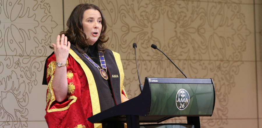 AMA President Dr Danielle McMullen's opening address at AMA26 National Conference